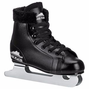 NEW Lake Placid Double Runner Black Ice Skates 1